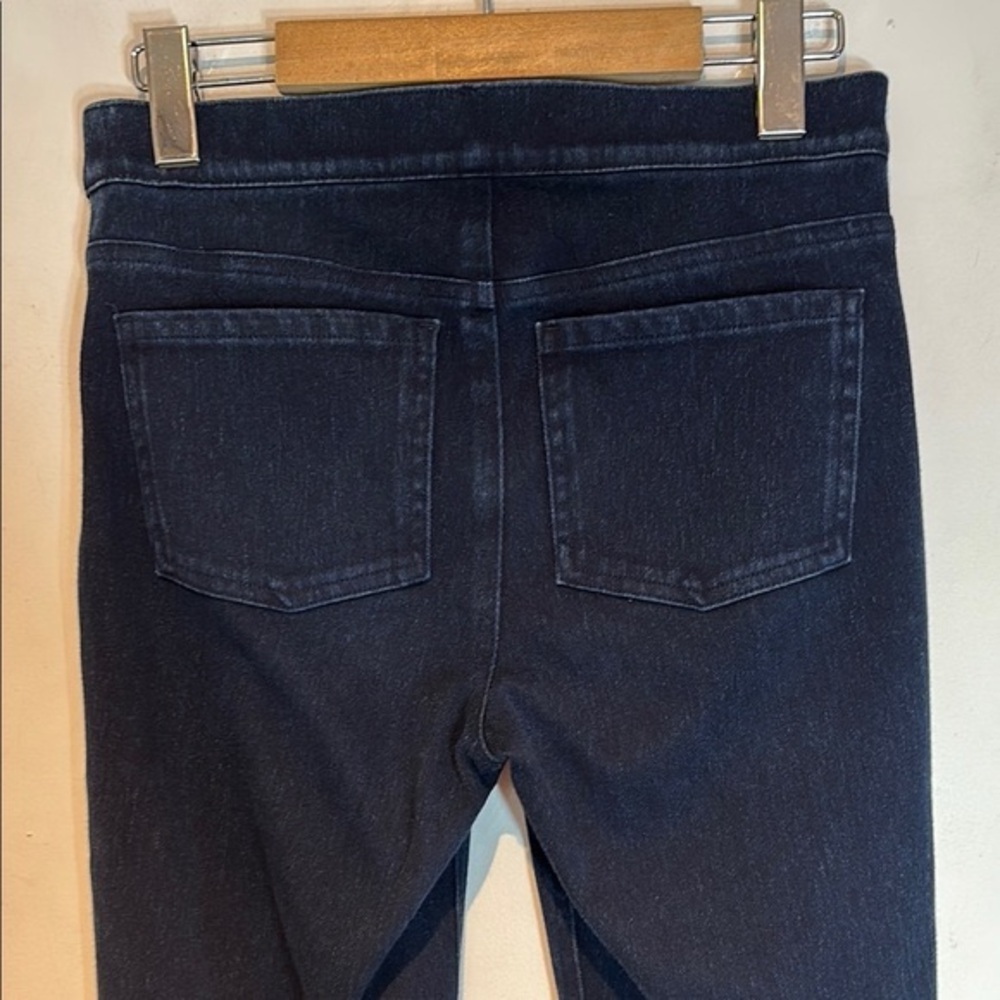 SPANX jean-ish ankle leggings dark blue wash size small NWOT - Picture 2 of 6